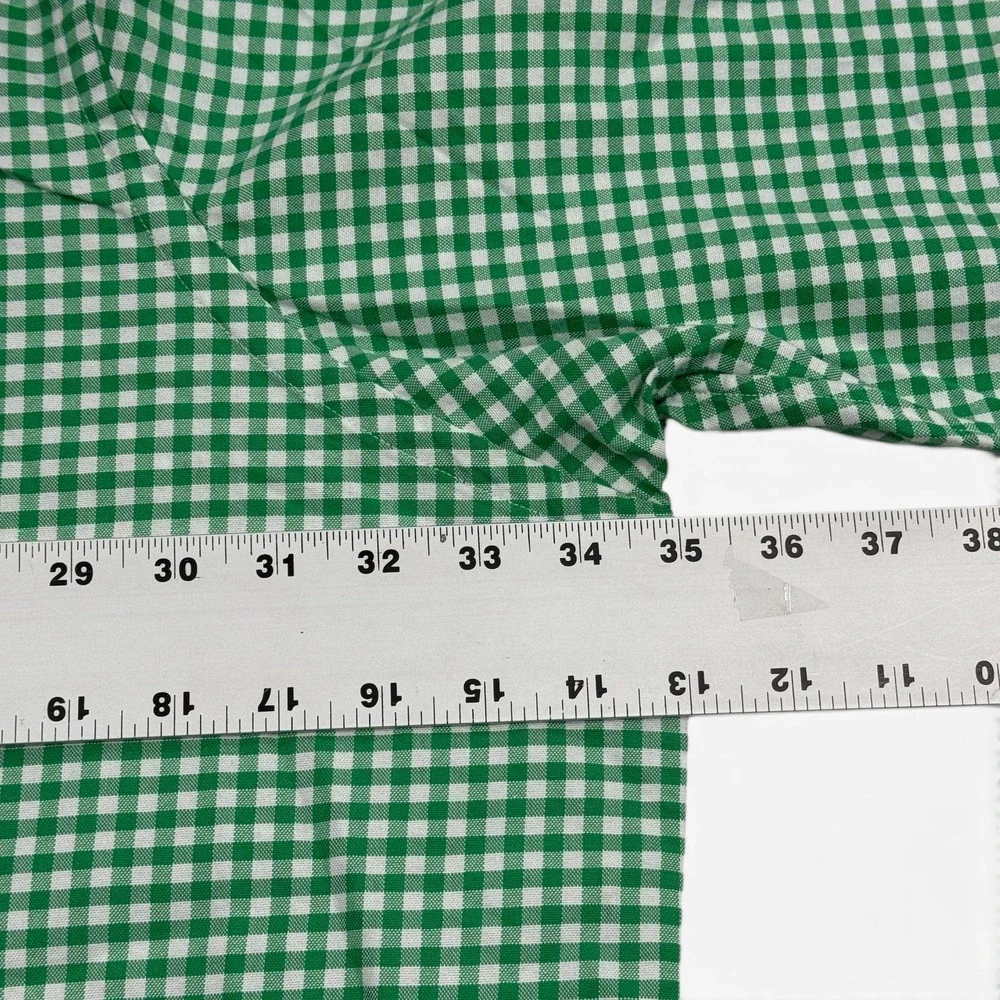 Polo Ralph Lauren Mens 5XB Green Gingham Check Button Down Shirt Classic Fit NWT